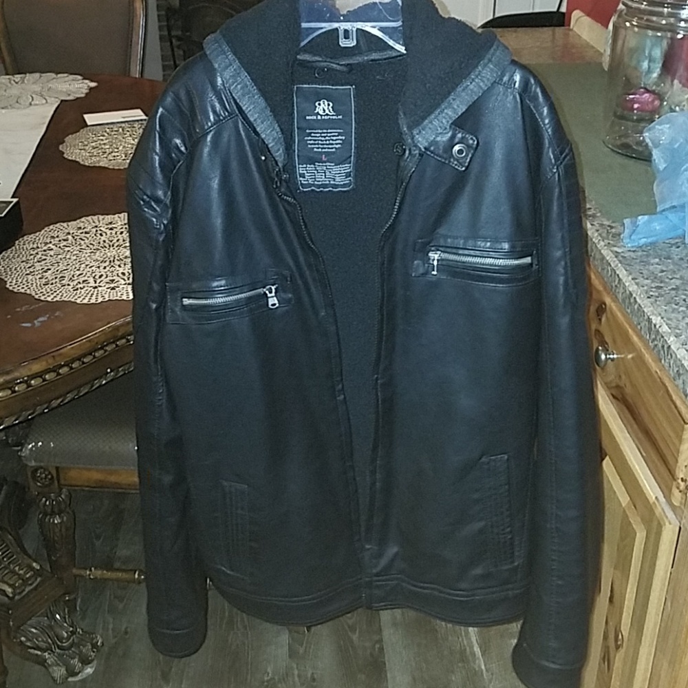 Black leather Jacket